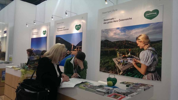 Angekommen in der Steiermark auf der ITB 2015