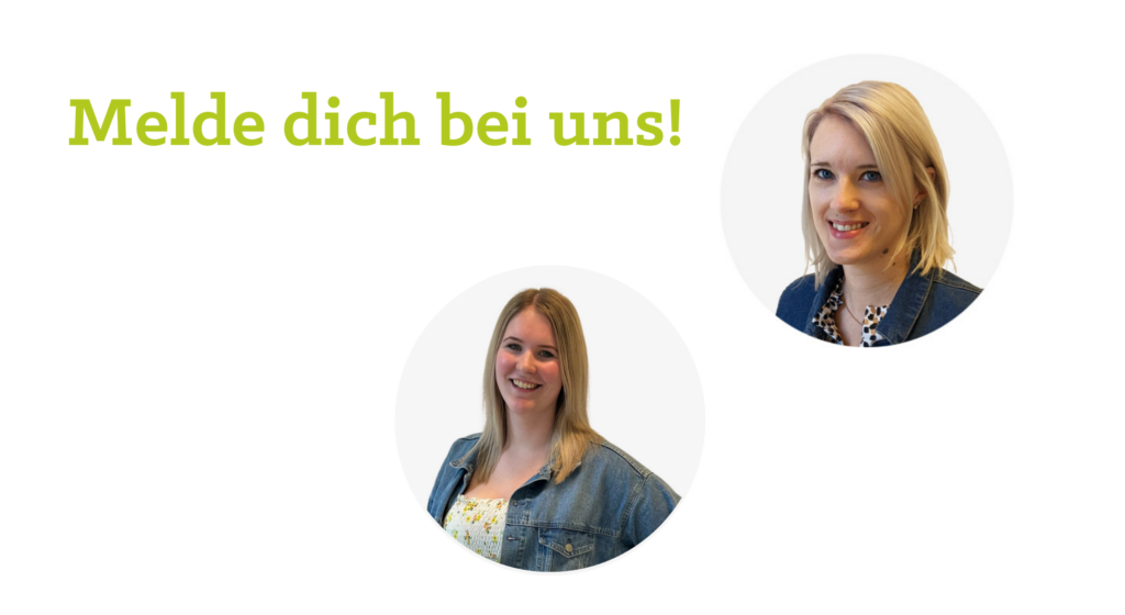 Isabella & Magdalena - deine Ansprechpartnerinnen zum Thema Barrierefreiheit